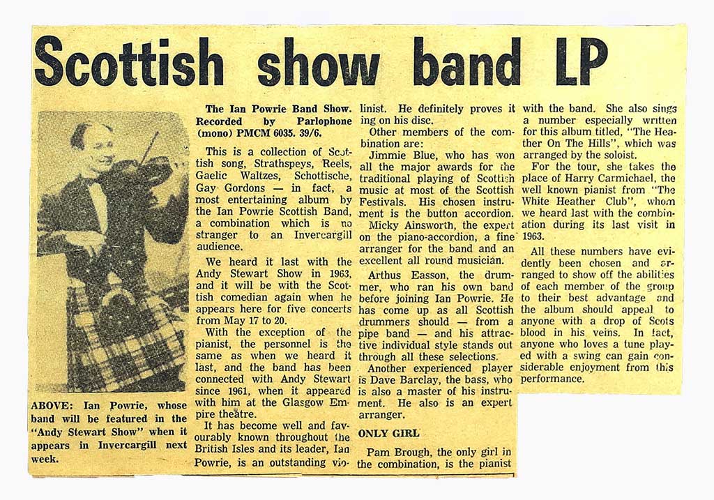 Scottish show band LP