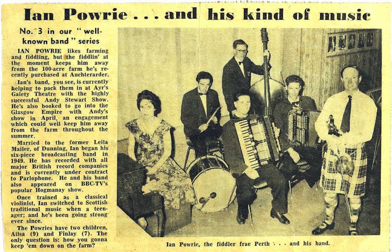 Ian Powrie and his kind of music