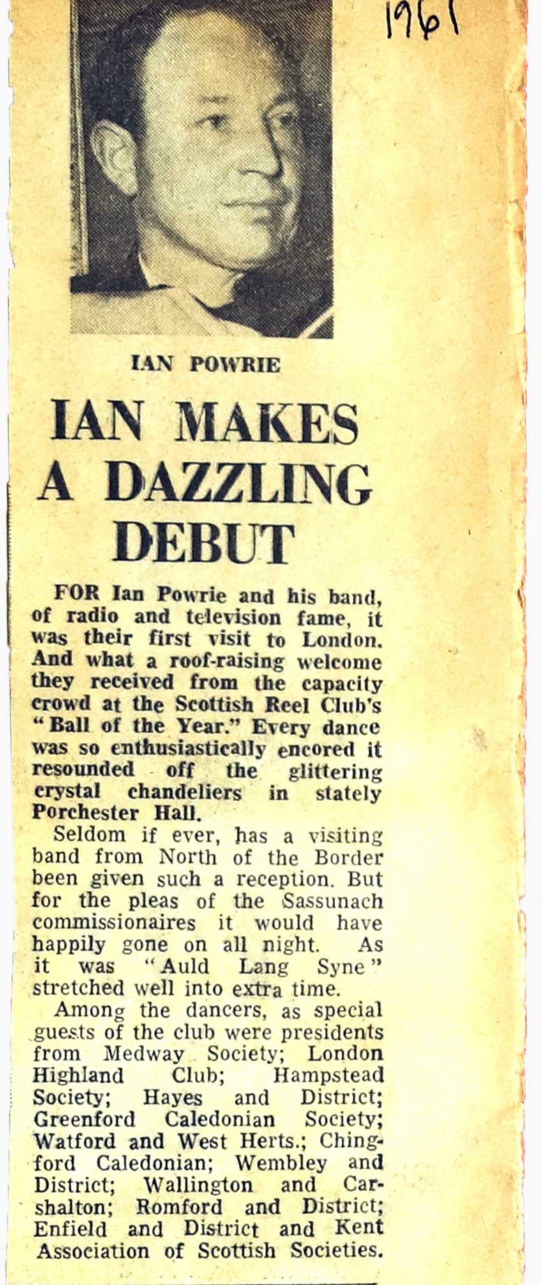 Ian makes dazzling debut